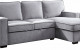 Ine Sectional Gray Furniture of America