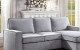 Ine Sectional Gray Furniture of America