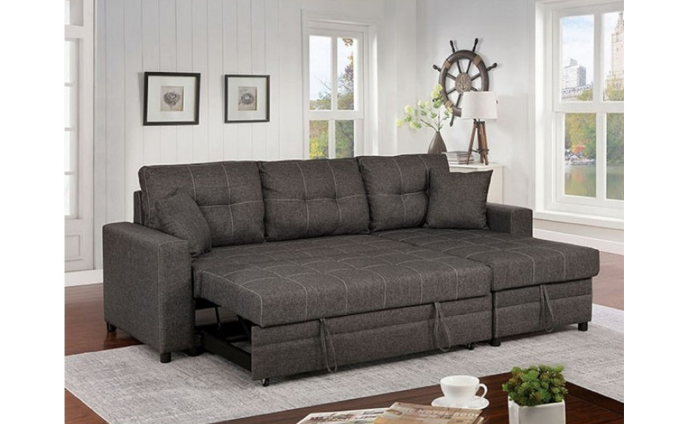 Vid Sectional Gray Furniture of America