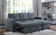 Jaco Sectional Dark Gray Furniture of America