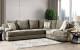 Nelmont Sectional Gray Beige Furniture of America