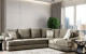 Nelmont Sectional Gray Beige Furniture of America