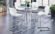 D1503BT + D1446BS - WH Bar Set Glass Global Furniture