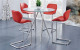D1446BS Set Of 4 Barstools Red Global Furniture