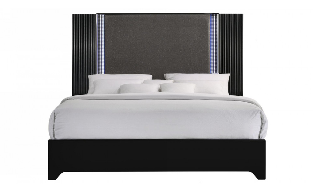 Aspen Bed Black Global Furniture