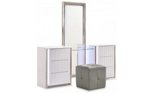 Aspen Vanity White Global Furniture Aspen Vanity White Global Furniture