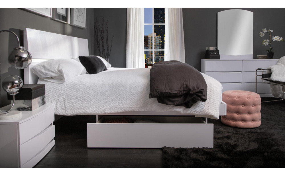 Aurora Casegoods White Global Furniture