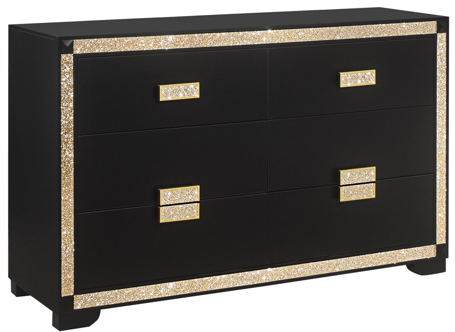 Blake Casegoods Black / Gold Global Furniture USA