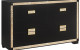 Blake Nightstand Black / Gold Global Furniture