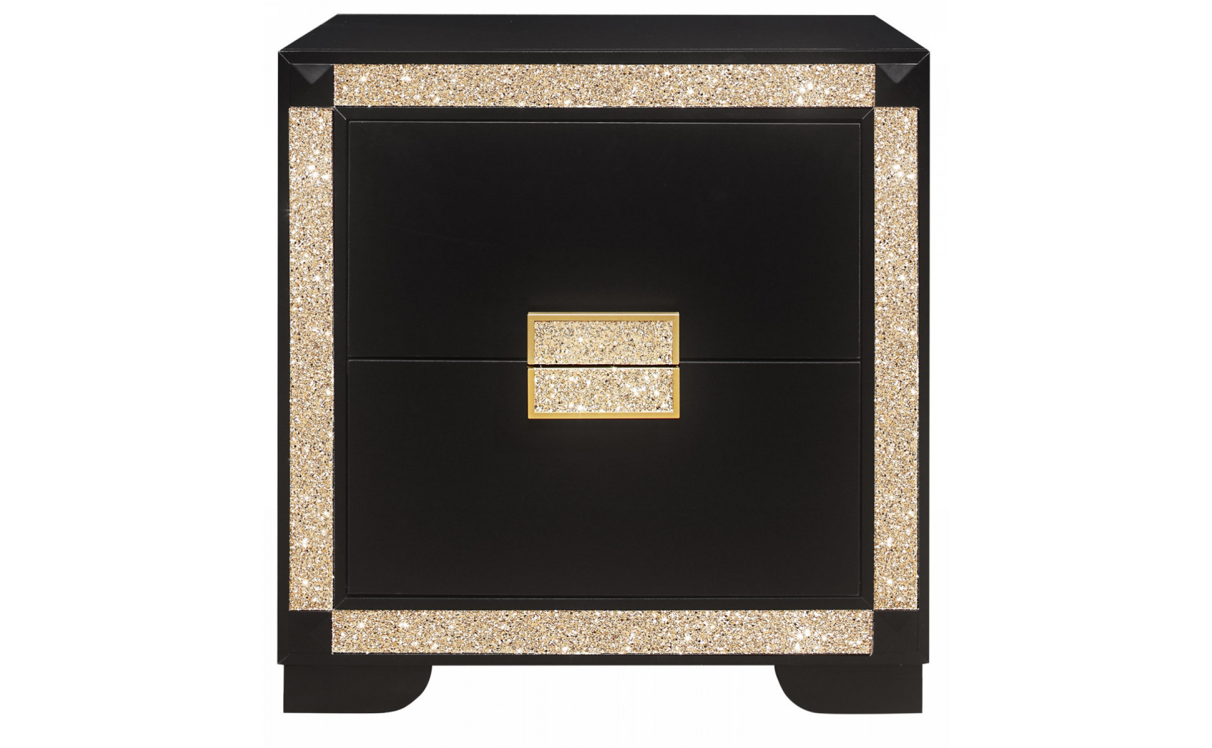 Blake Dresser Black / Gold Global Furniture