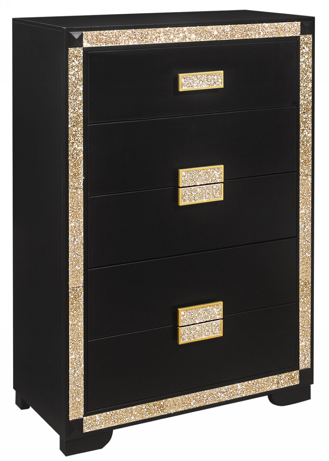 Blake Casegoods Black / Gold Global Furniture USA