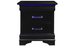 Charlie Nightstand Black Global Furniture Charlie Nightstand Black Global Furniture