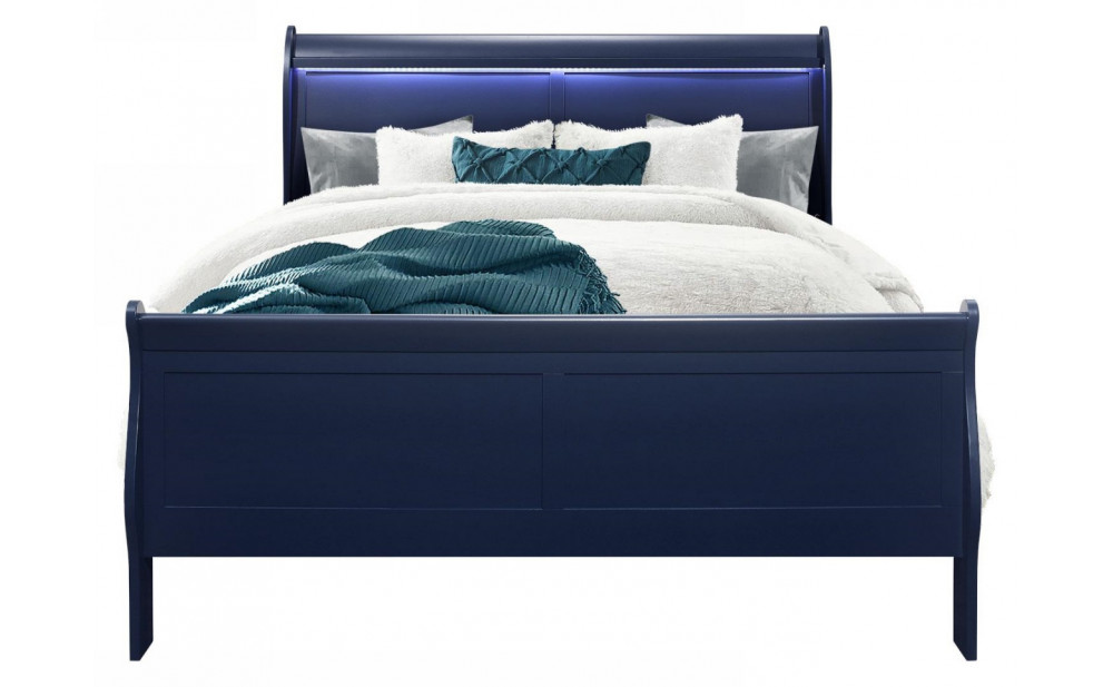 Charlie Bed Blue Global Furniture
