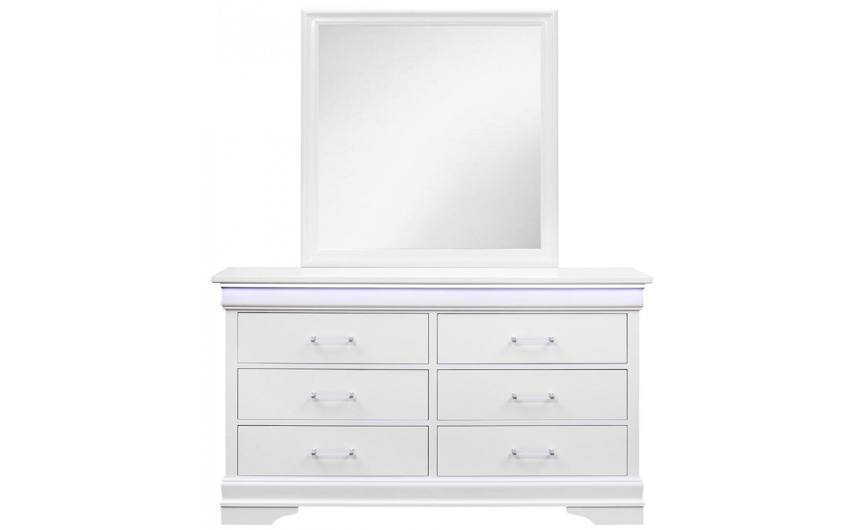 Charlie Dresser White Global Furniture
