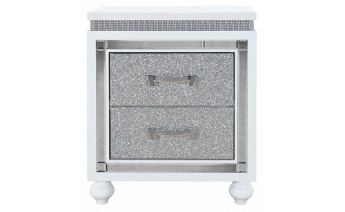 Collete Nightstand White Global Furniture Collete Nightstand White Global Furniture