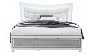 Collete Bed White Global Furniture Collete Bed White Global Furniture