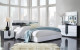 Hudson Bedroom Set White / Grey Global Furniture