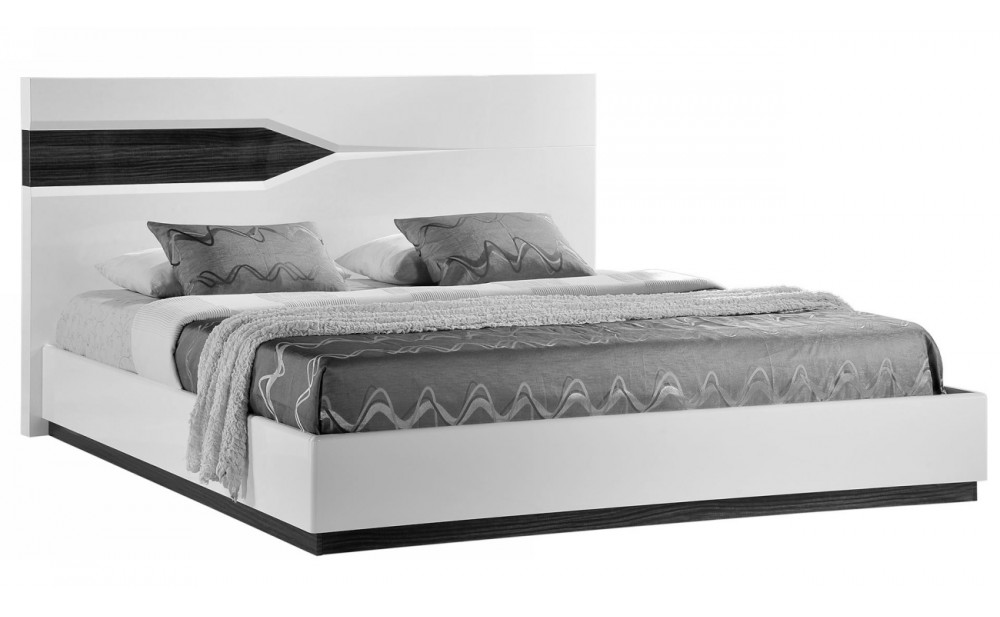 Hudson Bed White / Grey Global Furniture