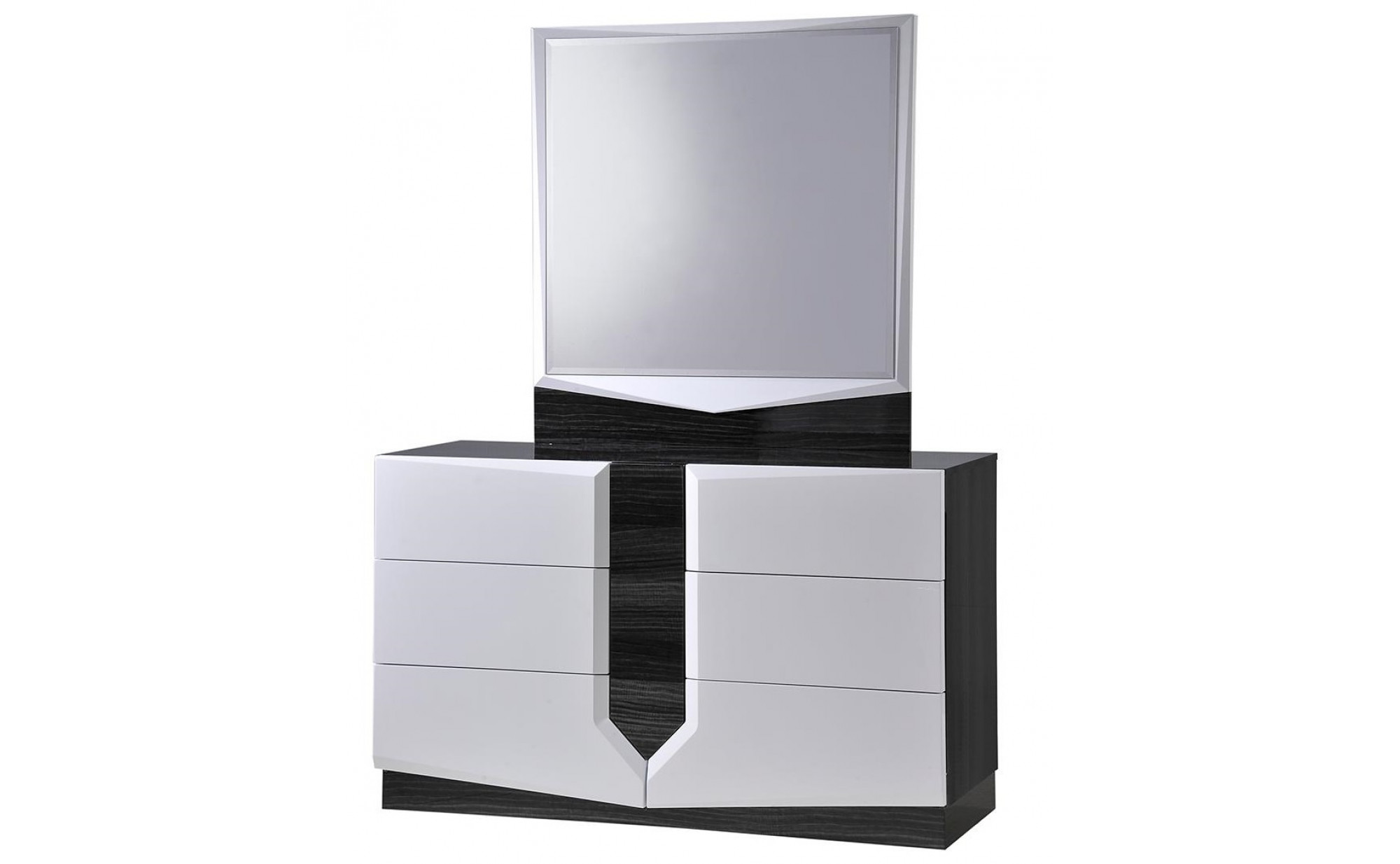 Hudson Bedroom Set White / Grey Global Furniture USA