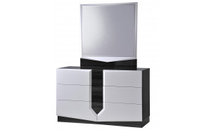 Hudson Dresser White / Grey Global Furniture Hudson Dresser White / Grey Global Furniture