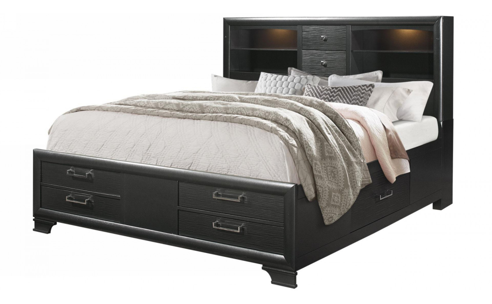 Jordyn Bed Grey Global Furniture