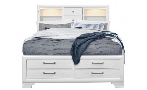 Jordyn Bed White Global Furniture