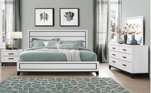 Kate Bedroom Set White Global Furniture Kate Bedroom Set White Global Furniture