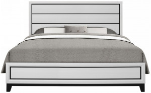 Kate Bed White Global Furniture Kate Bed White Global Furniture