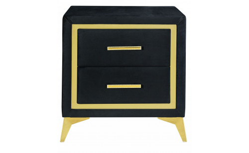 Kingdom Nightstand Black Global Furniture Kingdom Nightstand Black Global Furniture