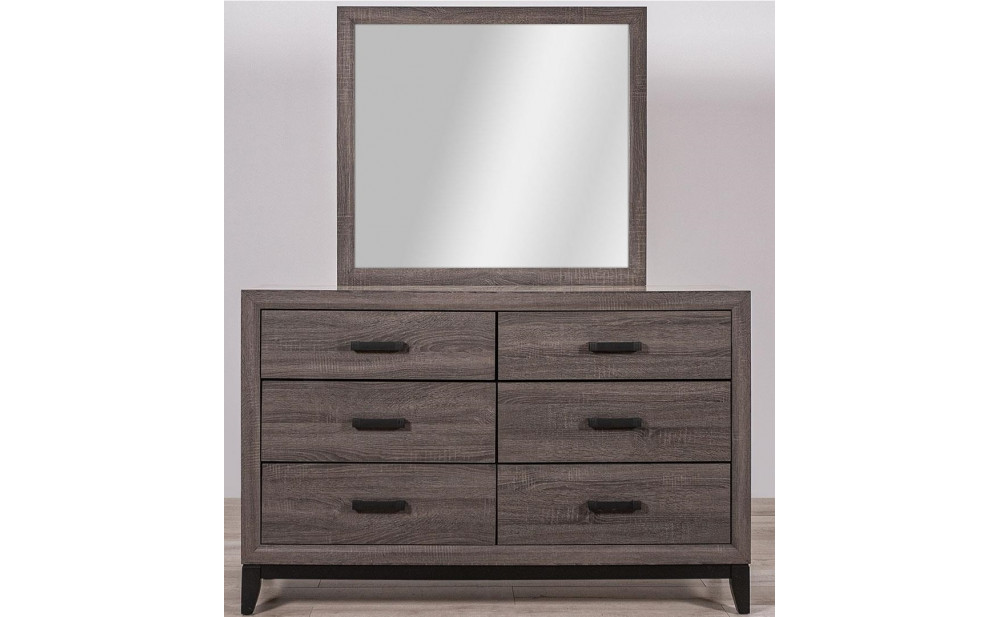 Laura Bedroom Set Marble / Grey Global Furniture