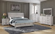 Levi Bedroom Set White / Oak Global Furniture