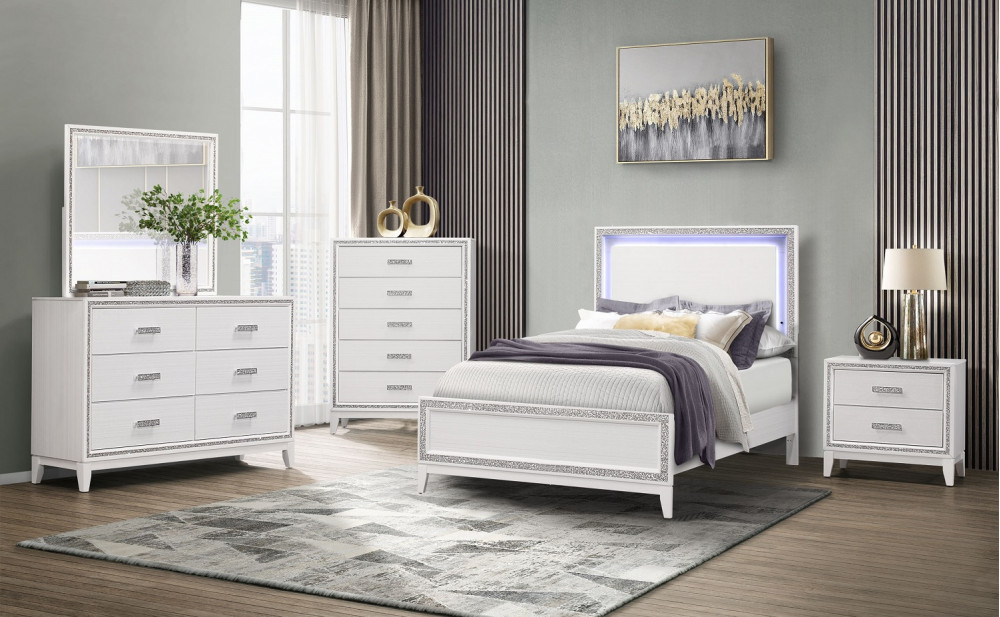 Lily Dresser White Global Furniture
