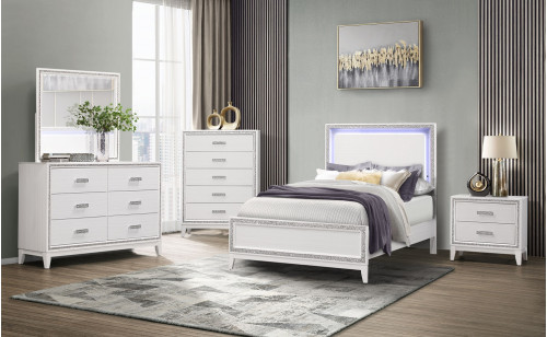 Lily Bedroom Set White Global Furniture Lily Bedroom Set White Global Furniture