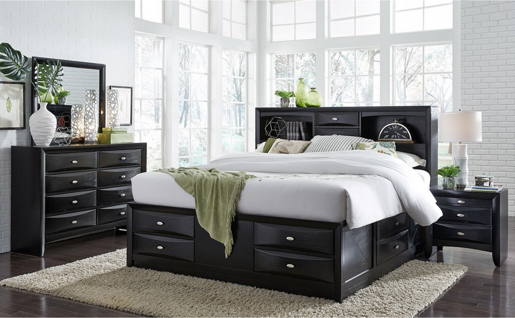 Linda Dresser Black Global Furniture