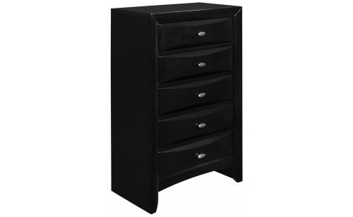 Linda Chest Black Global Furniture Linda Chest Black Global Furniture