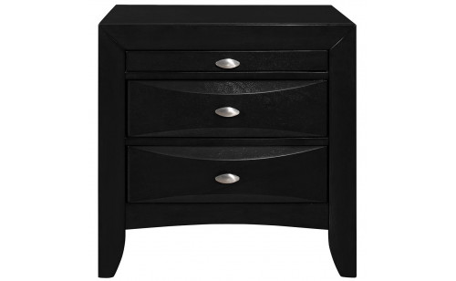 Linda Nightstand Black Global Furniture Linda Nightstand Black Global Furniture
