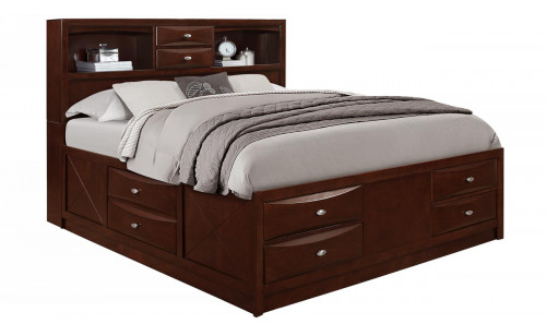 Linda Bed Merlot Global Furniture Linda Bed Merlot Global Furniture