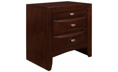 Linda Nightstand Merlot Global Furniture Linda Nightstand Merlot Global Furniture