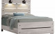 Linwood Bed White Wash Global Furniture