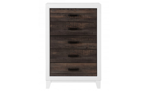 Lisbon Chest Oak / White Global Furniture Lisbon Chest Oak / White Global Furniture