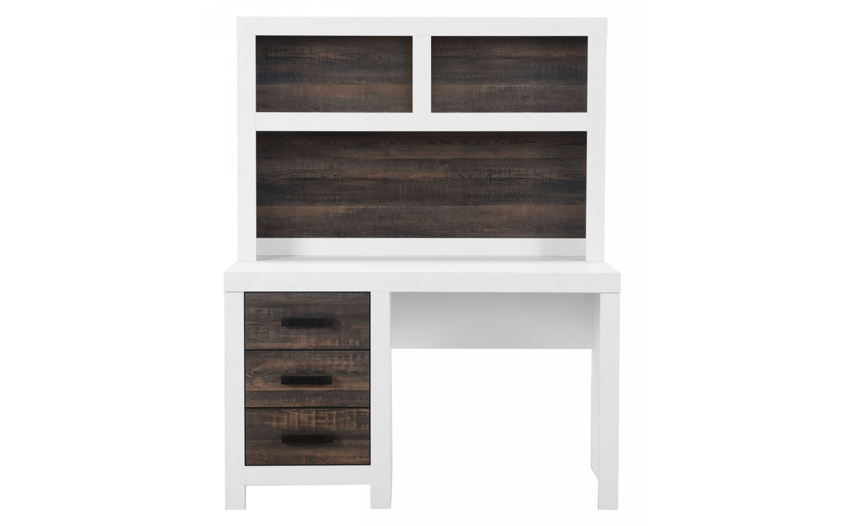 Lisbon Office Desk Oak / White Global Furniture