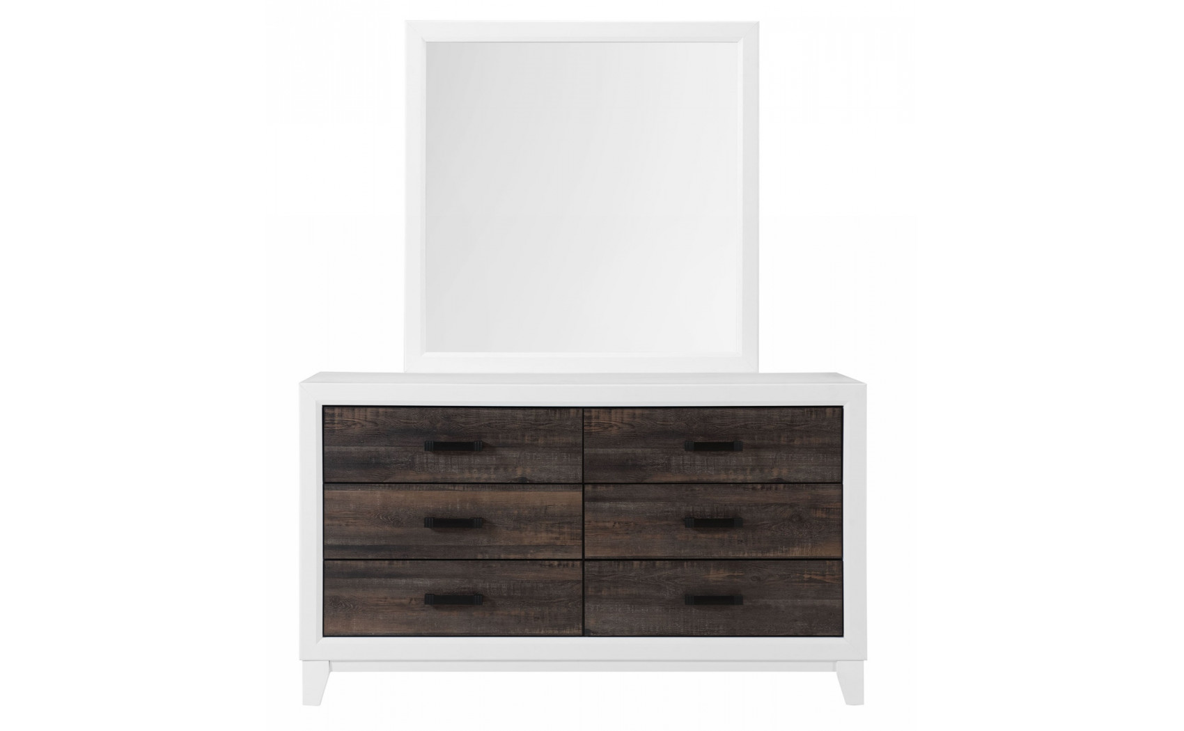 Lisbon Office Desk Oak / White Global Furniture