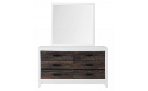 Lisbon Dresser Oak / White Global Furniture Lisbon Dresser Oak / White Global Furniture