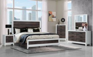 Lisbon Casegoods Oak / White Global Furniture Lisbon Casegoods Oak / White Global Furniture