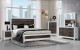 Lisbon Office Desk Oak / White Global Furniture
