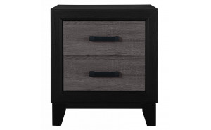 Lisbon Nightstand Grey / Black Global Furniture Lisbon Nightstand Grey / Black Global Furniture