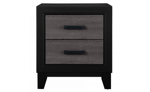 Lisbon Nightstand Grey / Black Global Furniture Lisbon Nightstand Grey / Black Global Furniture