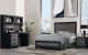 Lisbon Casegoods Grey / Black Global Furniture