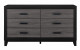 Lisbon Casegoods Grey / Black Global Furniture