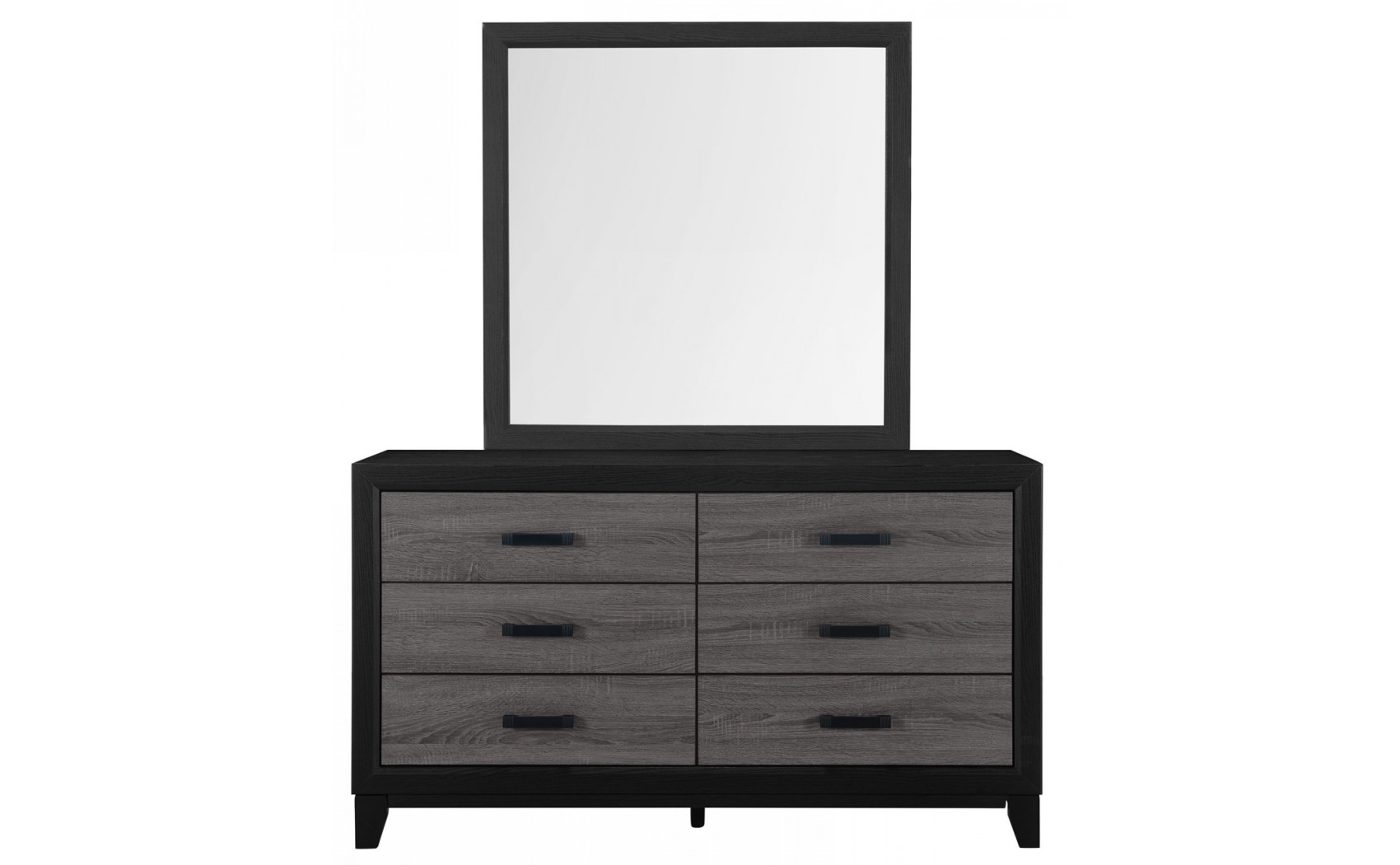 Lisbon Office Desk Grey / Black Global Furniture